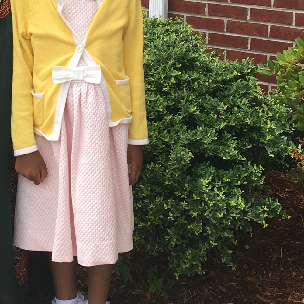 Girls Kate Spade double  bow Dress